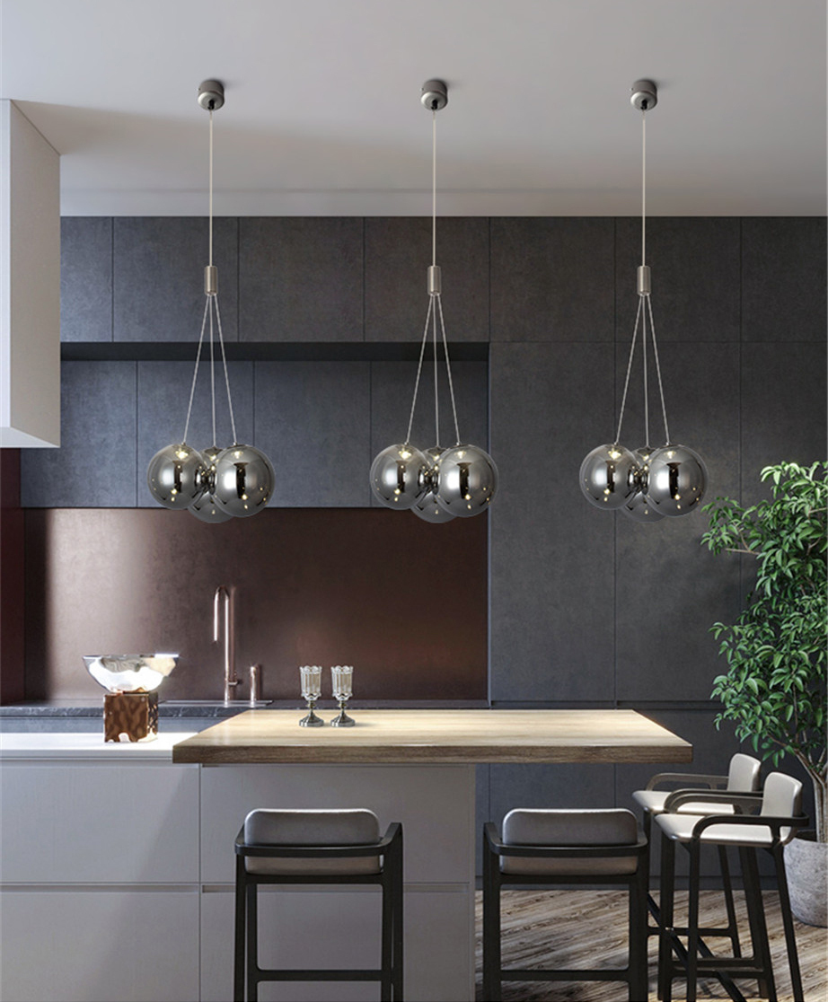 Подвесной светильник Delight Collection 19152P/3 silver