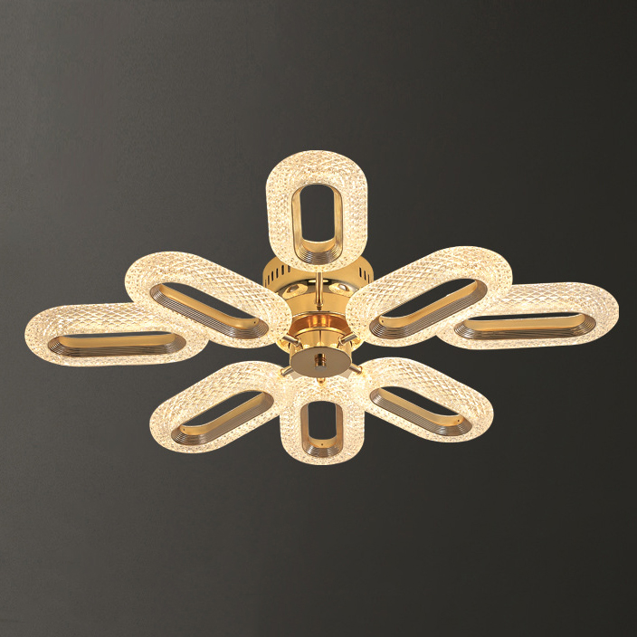 Потолочная люстра KEZIA CH B L8 by ImperiumLoft