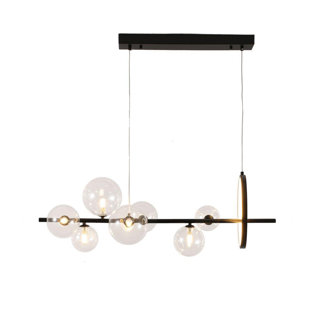 Люстра Delight Collection KG1233P-7 black/clear