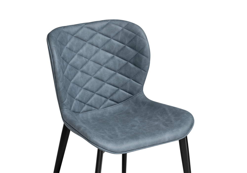 Стул Woodville Катабучи ткань kiprus 11 / черный глянец 528500