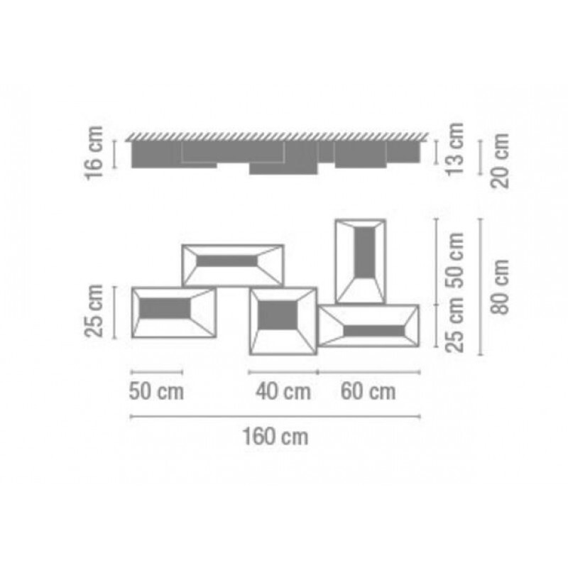 ПОТОЛОЧНЫЙ СВЕТИЛЬНИК  VIBIA Link XXL 5396