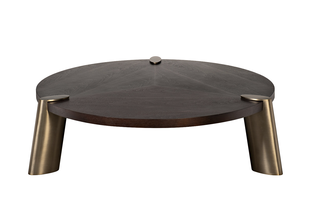 Стол журнальный низкий Kong темный орех Garda Decor 58DB-17191