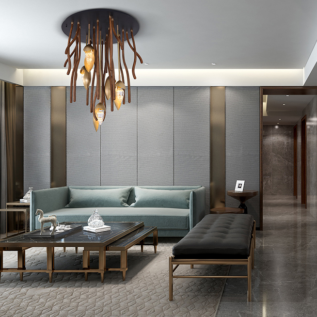 Потолочный светильник TUSKET MORE L5 Dark brown by ImperiumLoft