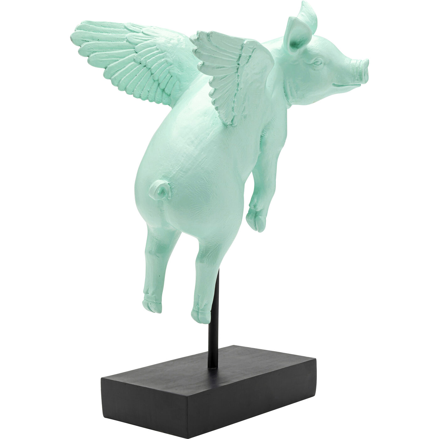 Фигура декоративная Flying Pig Turquoise 29cm KARE 56905