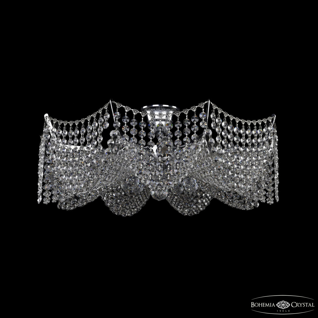 Потолочный светильник хрустальный 77081/58 Ni Bohemia Ivele Crystal