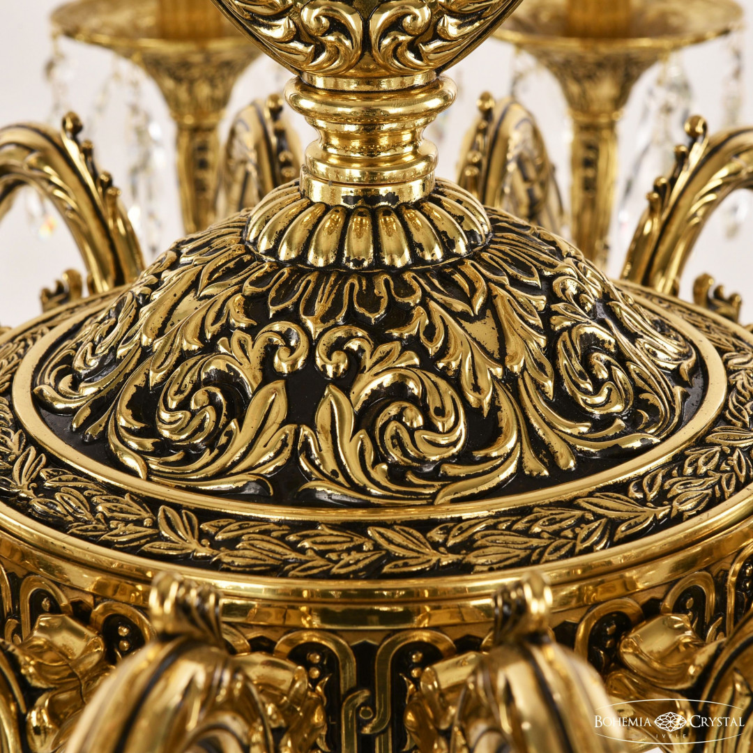 Люстра бронзовая с хрусталём 71302/16/300 A GB