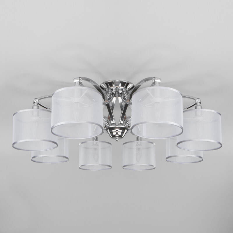 Накладная люстра Eurosvet 60109/8 хром