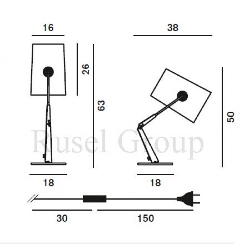 Настольная лампа Foscarini Diesel Fork tavolo