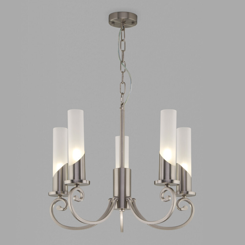 Подвесная люстра Eurosvet 60117/5 никель