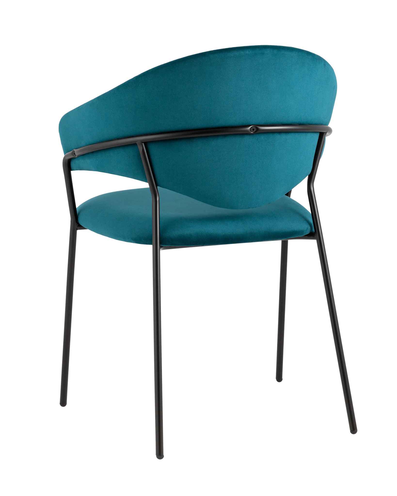 Стул Алексис велюр сине-зелёный Stool Group