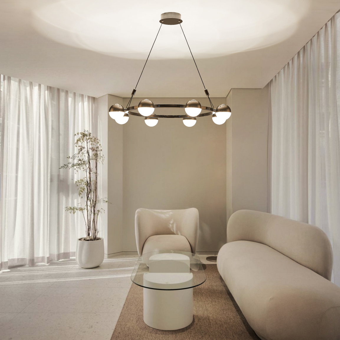 Подвесная люстра BARCELONA D65 by ImperiumLoft