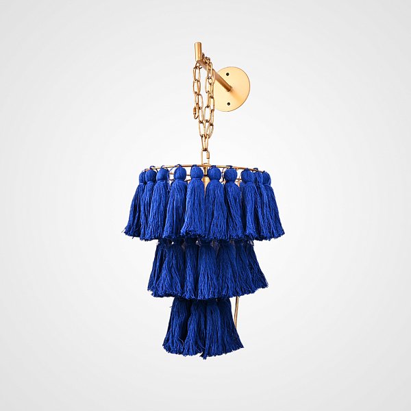 Настенный светильник TASSEL WALL Синий by ImperiumLoft