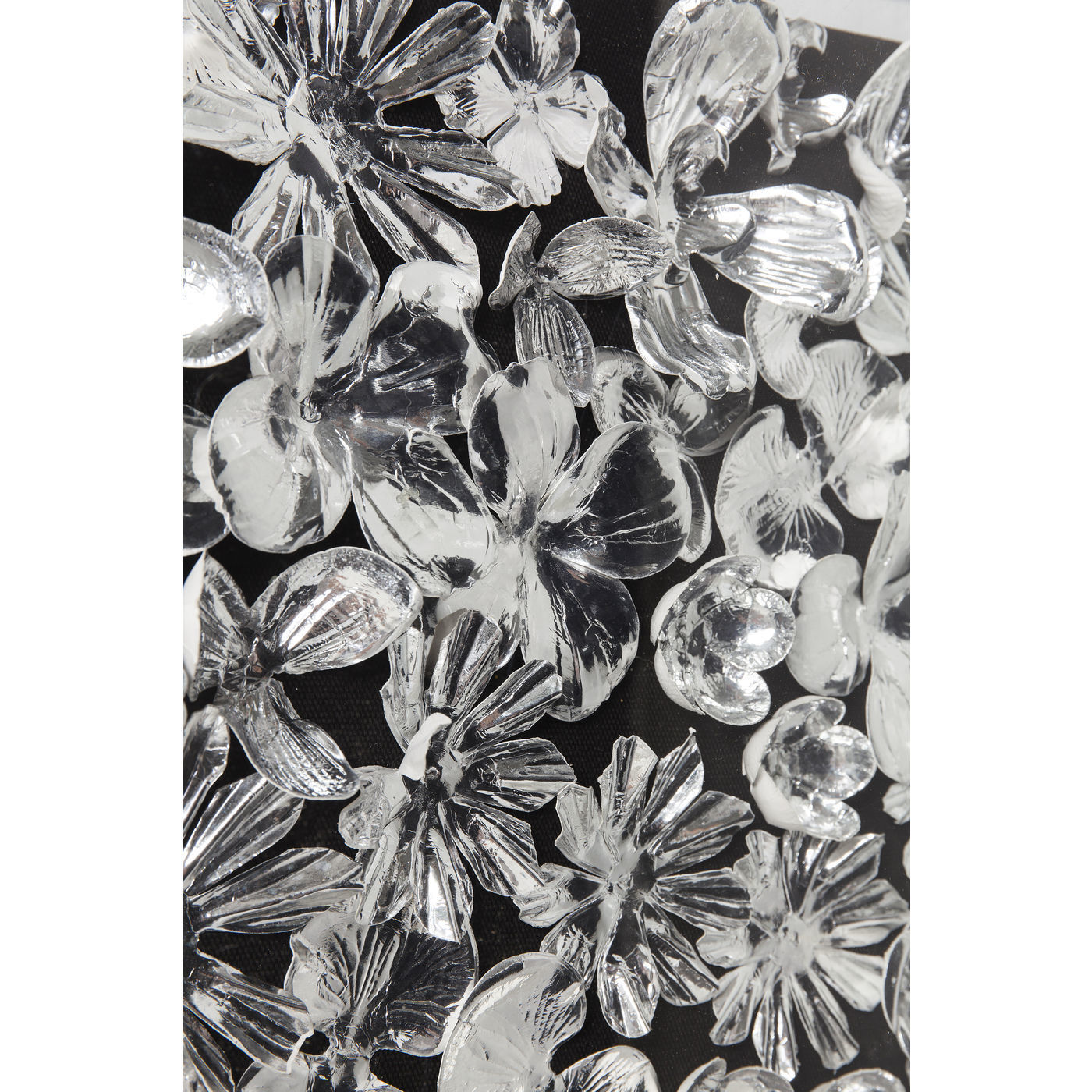 Украшение настенное в рамке Silver Flower 61480 KARE