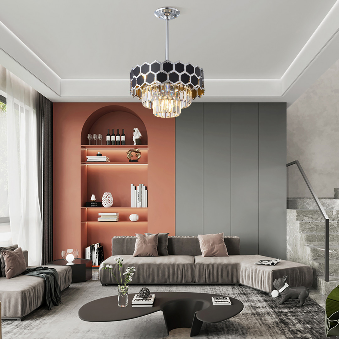 Люстра 375009/3+2/300/380 CR Arte Milano