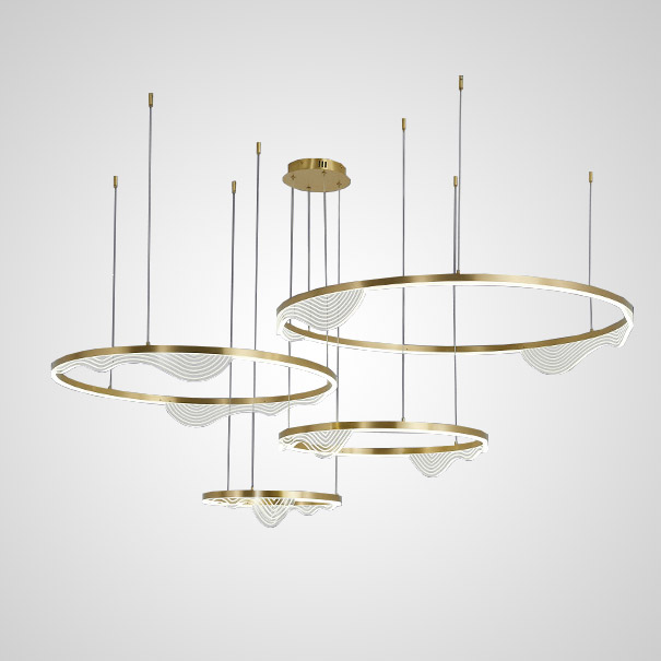 Подвесная люстра HANNA B D135 4R by ImperiumLoft