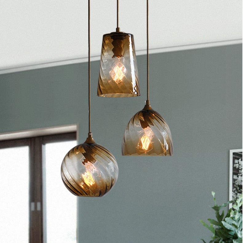 Подвесной светильник CL RIB C Brown by ImperiumLoft