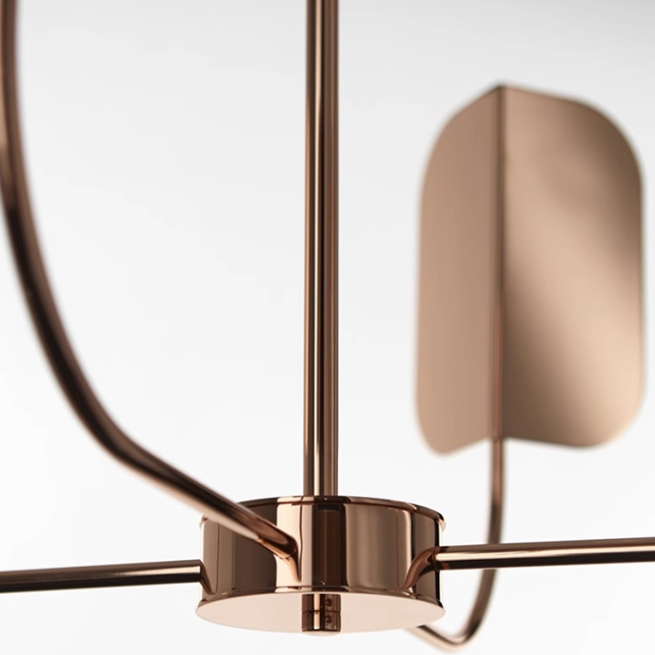 Люстра на штанге Chandeliers LEAF D80 by ImperiumLoft