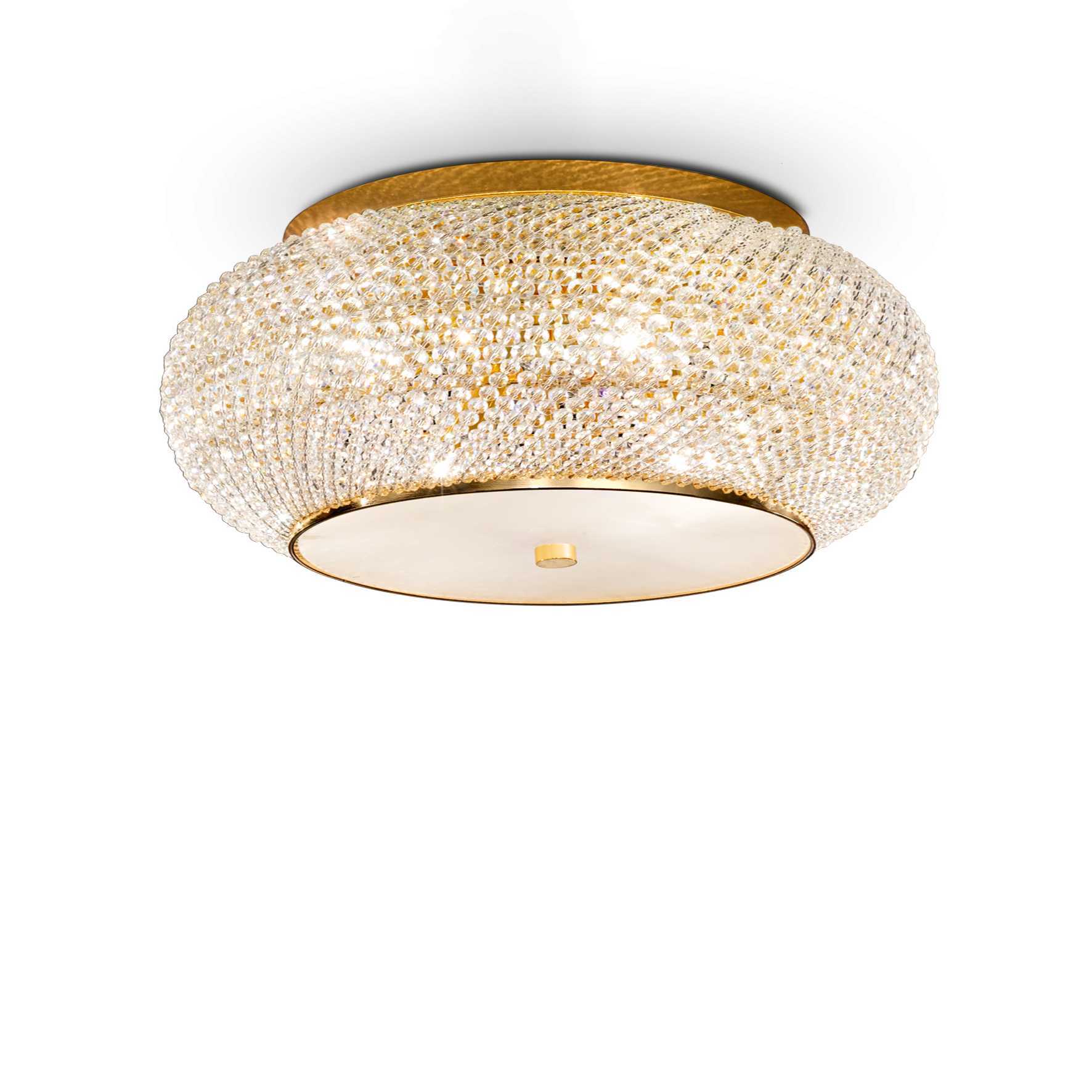Потолочный светильник Ideal Lux PASHA' PL14 ORO 165004