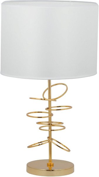 Интерьерная настольная лампа Lumina Deco LDT 5530 F.GD+WT
