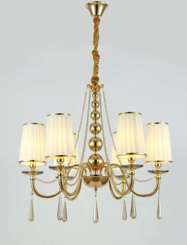 Подвесная люстра Lumina Deco LDP 1200-6 F.GD