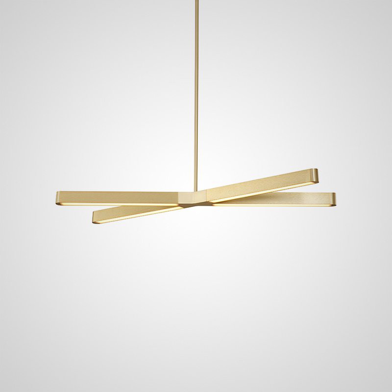 Подвесная люстра CROSS B Золото by ImperiumLoft