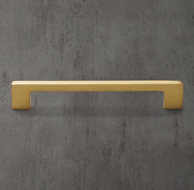 Ручка-скоба Restoration Hardware Vauxhall L.15.2 Lac.Burnished Brass