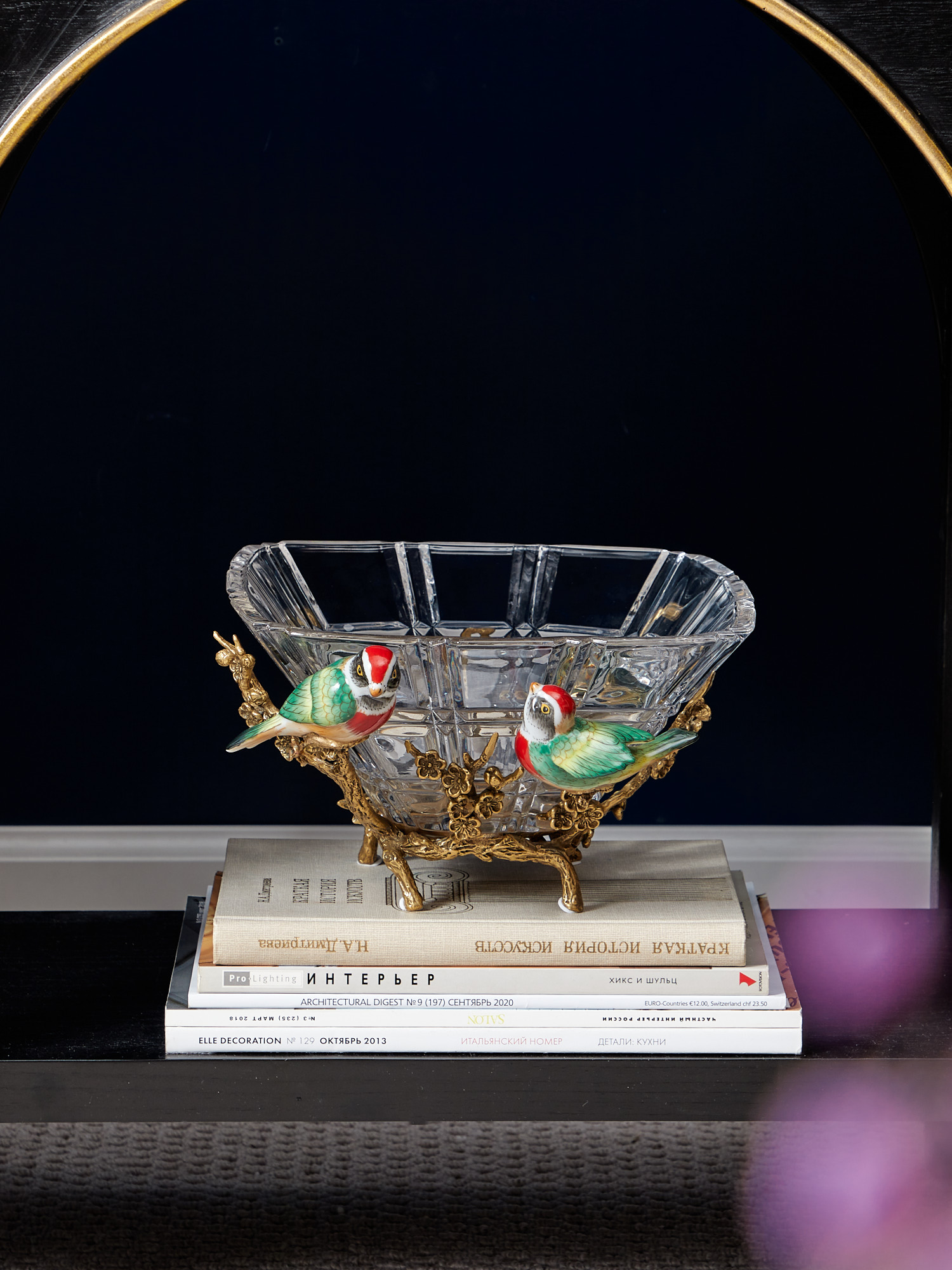 Чаша с птичками Glasar HGL488/1/GLASS