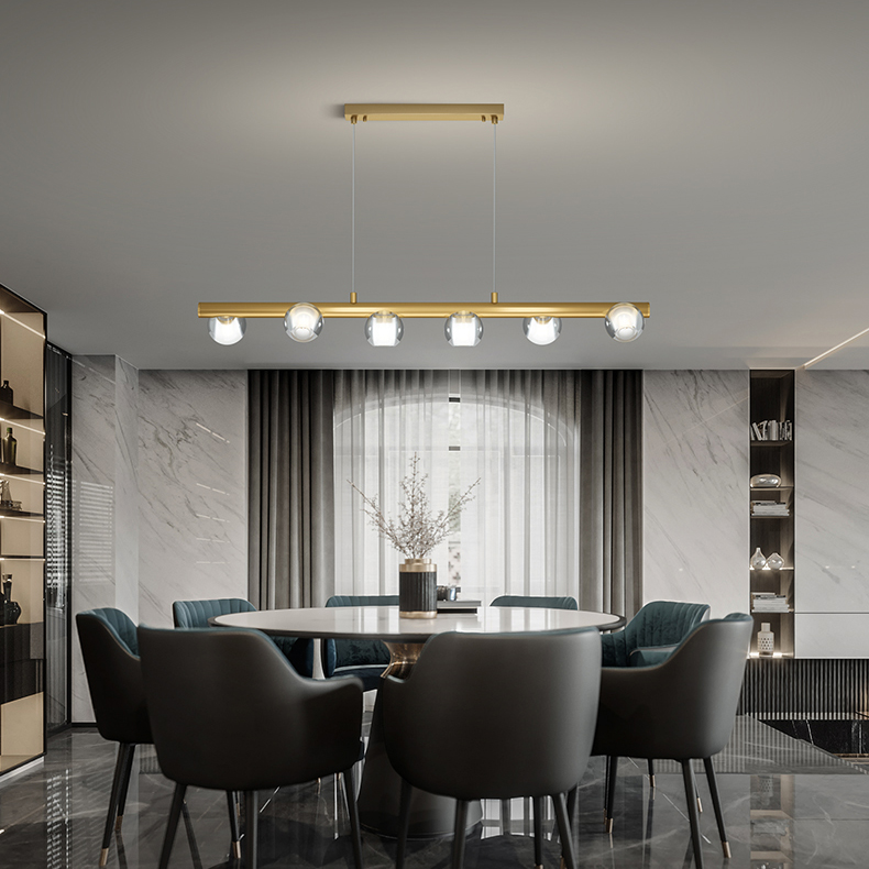 Подвесной светильник ILIANA LONG L102 Brass by ImperiumLoft
