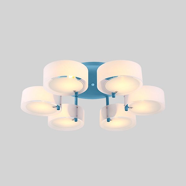 Потолочная люстра HEDDA D73 6 lamps Blue by ImperiumLoft