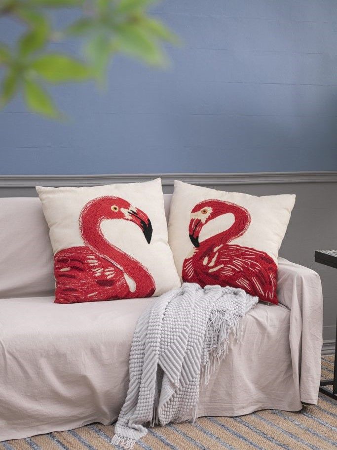 Подушки Фламинго, набор Glasar T38486