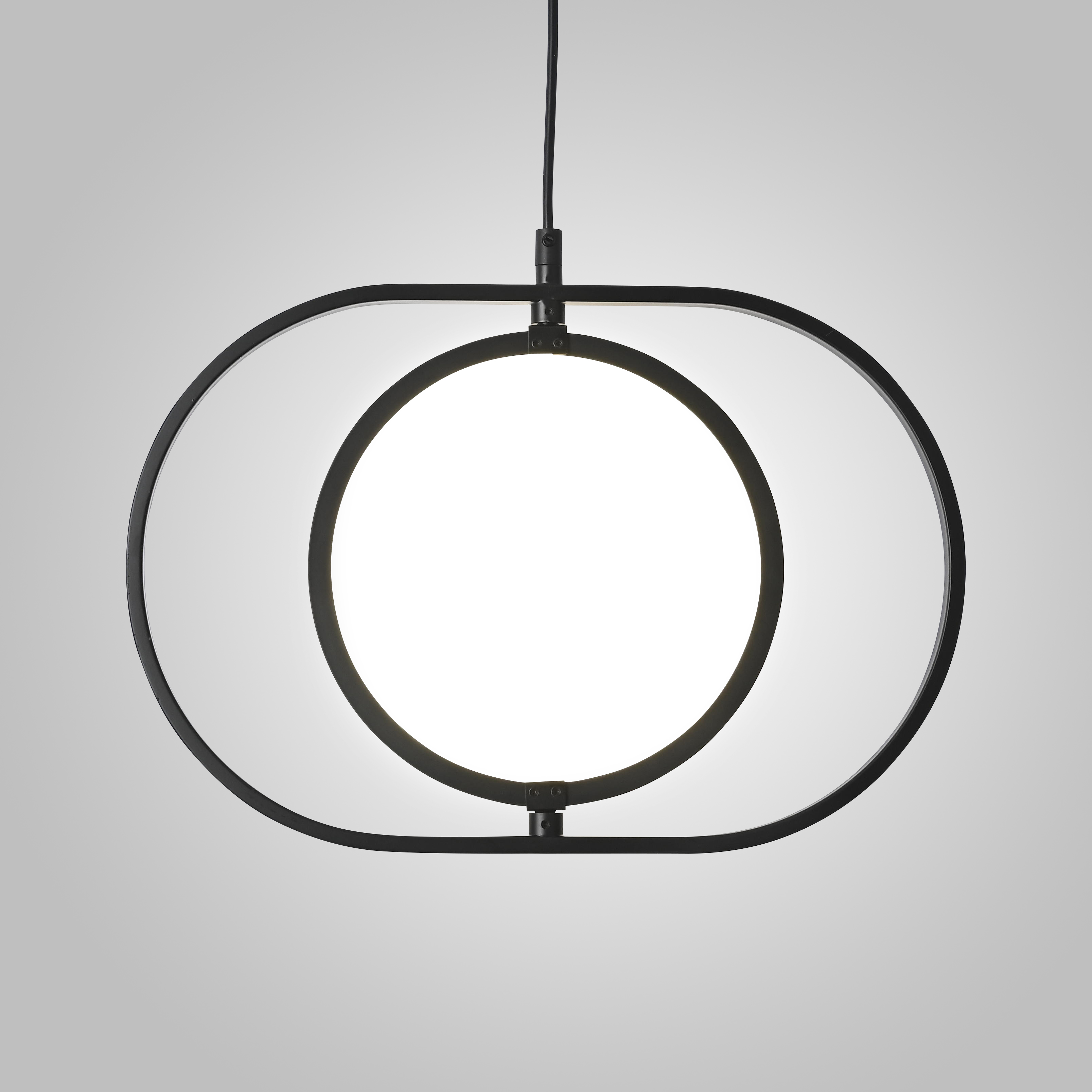 Подвесной Светильник Arvet Горизонтальный Черный By Imperiumloft