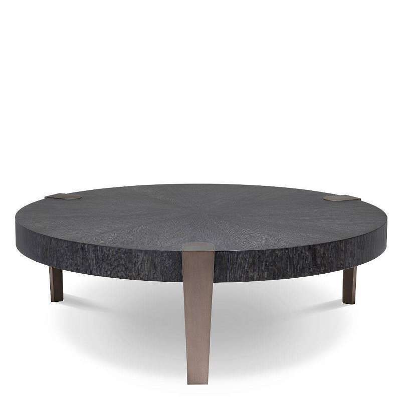 Кофейный столик Eichholtz Oxnard charcoal grey oak veneer 114532