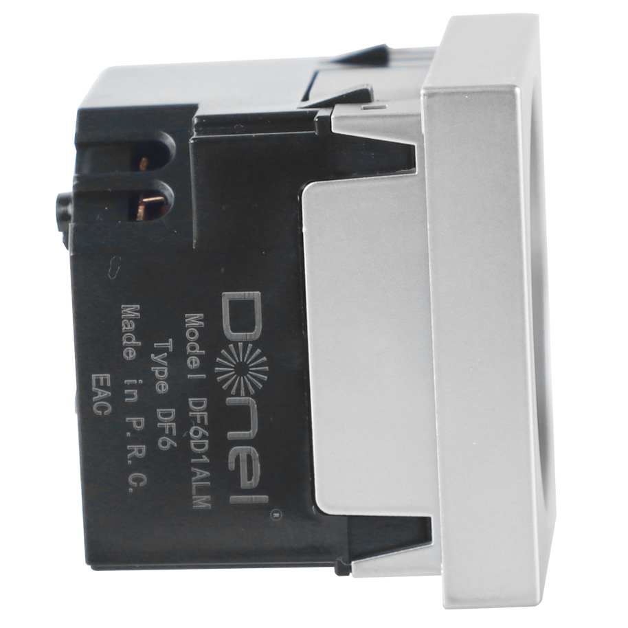 Розетка+З немст Donolux DF6D1ALM