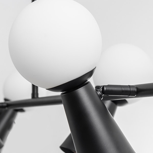 Потолочный светильник ABELINA LONG L10 Black White by ImperiumLoft
