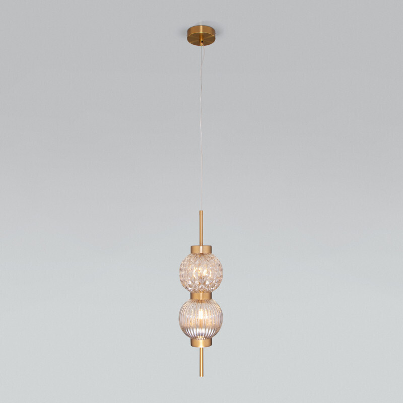 Подвесной светильник Eurosvet 50186/2 латунь