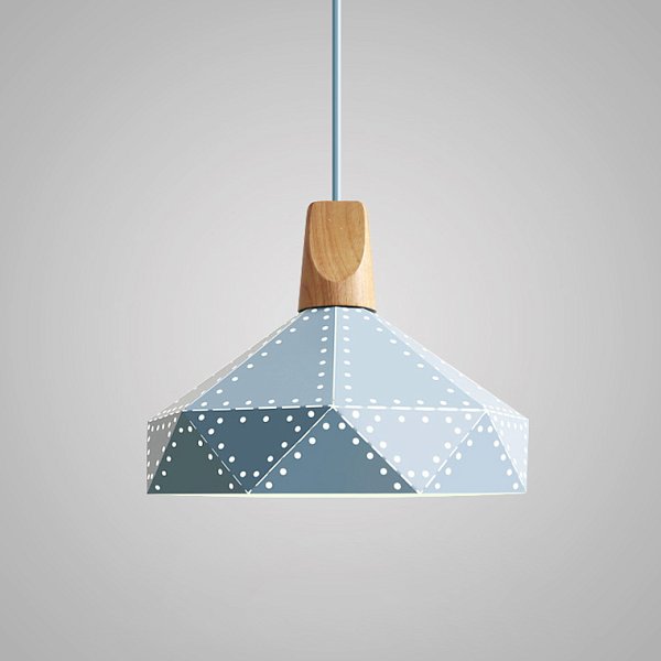 Подвесной светильник EDGE D30 B Blue by ImperiumLoft