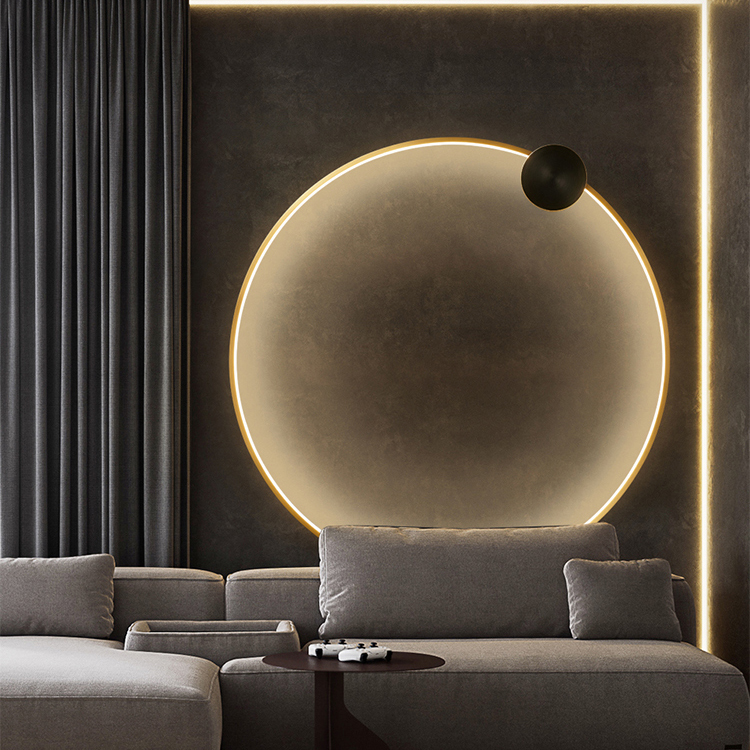 Настенный светильник WOLKE WALL D50 Brass by ImperiumLoft