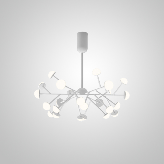 Потолочная люстра HILVI D120 Pink by ImperiumLoft