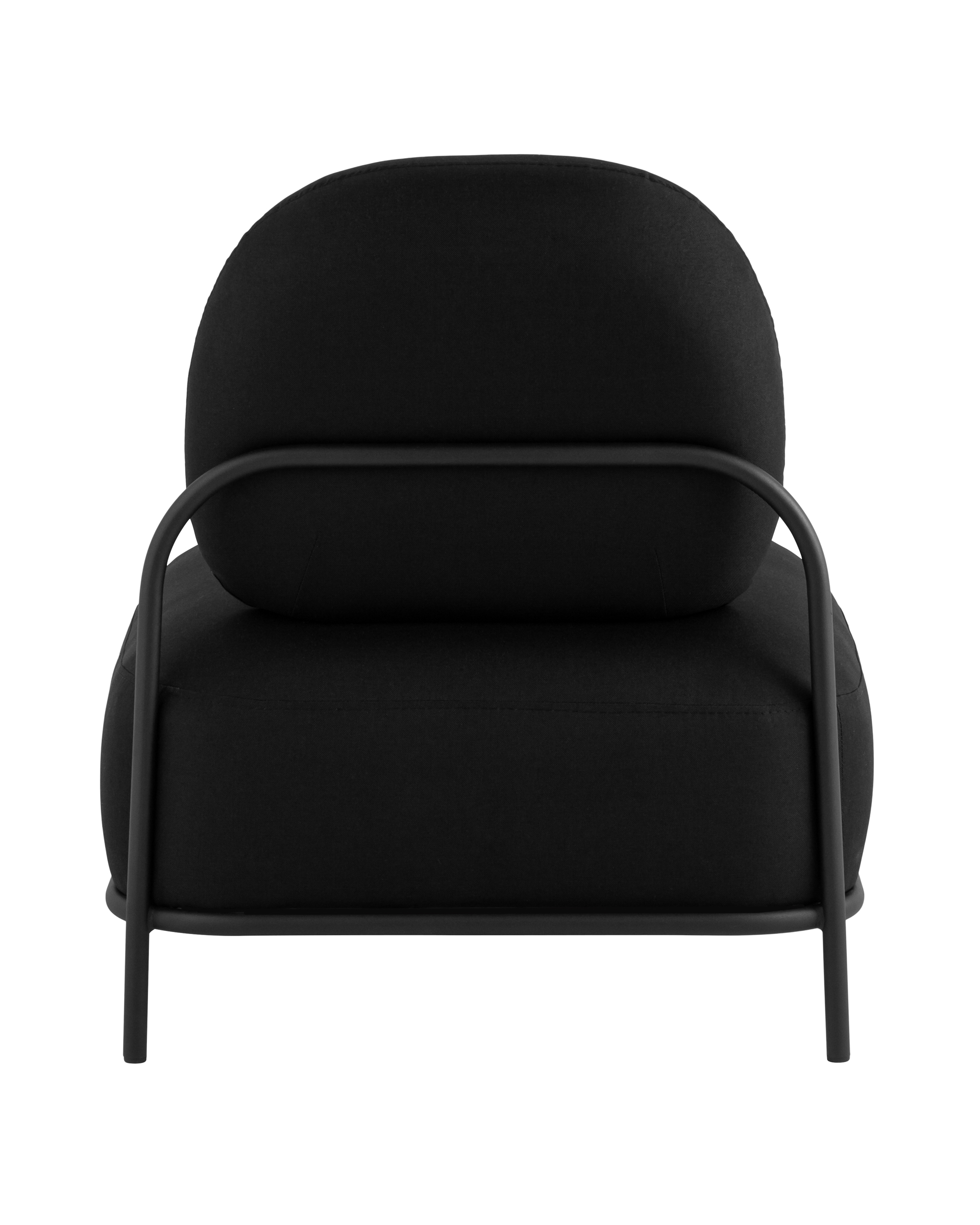 Кресло Стоун рогожка черный Stool Group