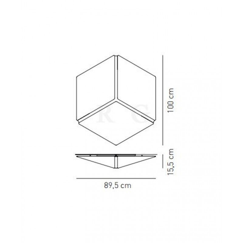 Настенно-потолочный светильник AXO LIGHT NECKY PL NEC 100