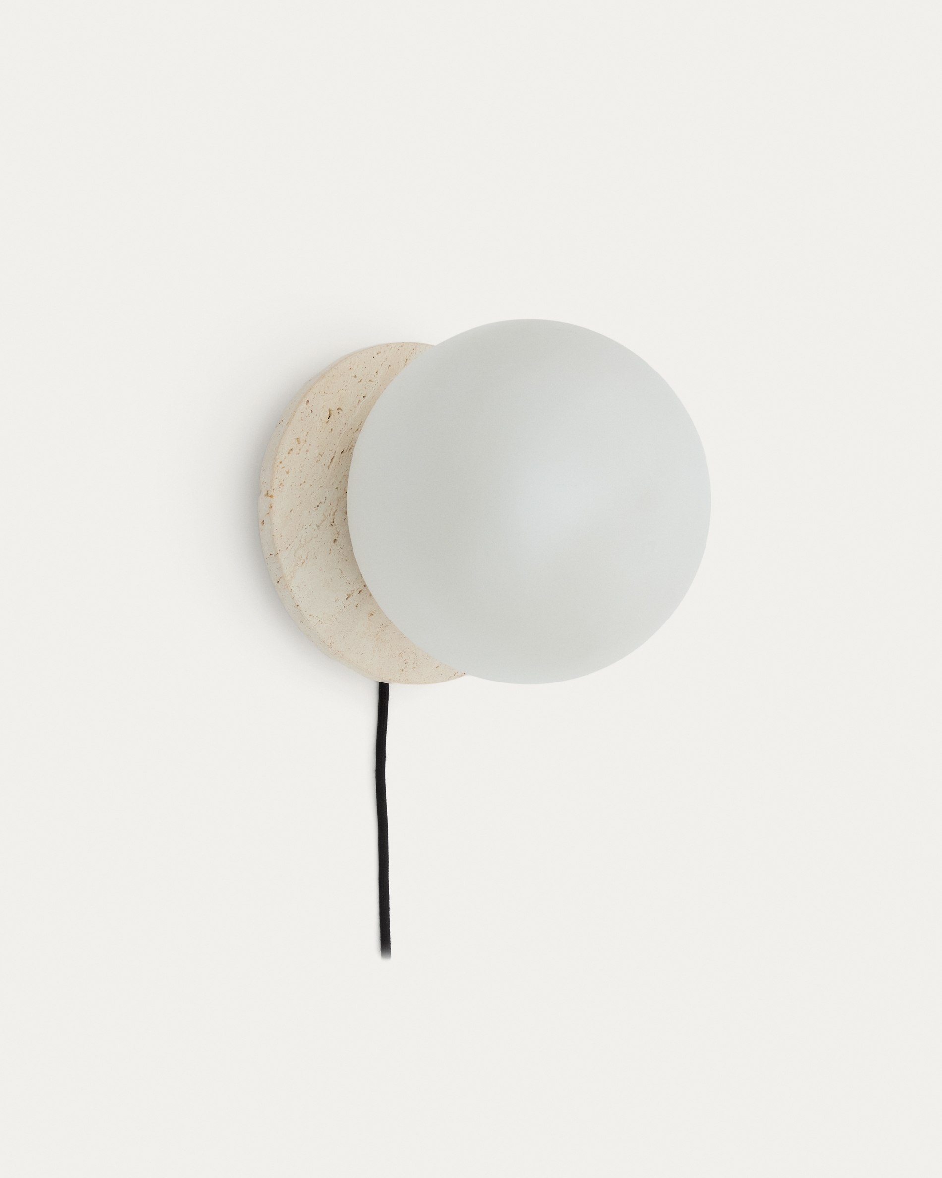 Malachi Настенный светильник из стекла и травертина La Forma (ex Julia Grup)