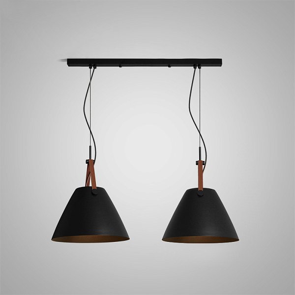 Подвесной светильник Strap A L2 Black by ImperiumLoft