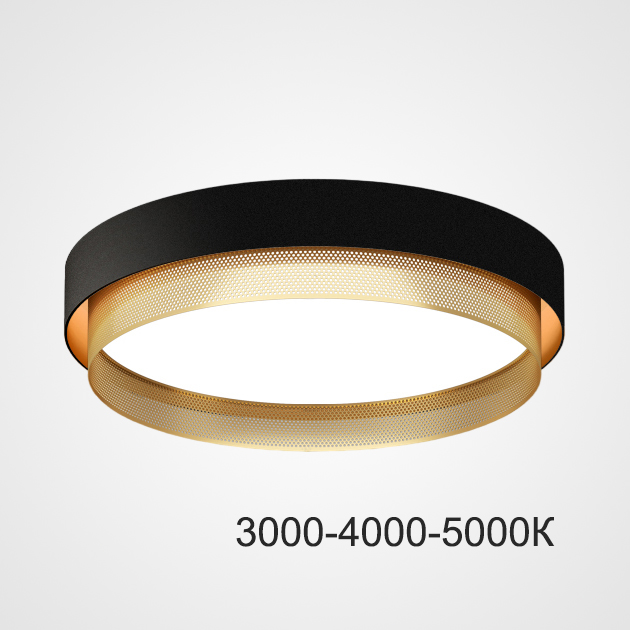 Потолочный светильник MALIA D45 Black Brass Трехцветный свет by ImperiumLoft