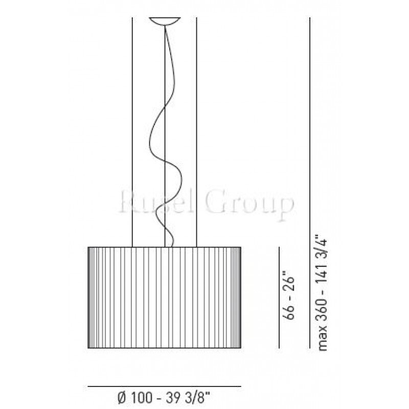 Подвесной светильник Axo Light SKIRT SP 100