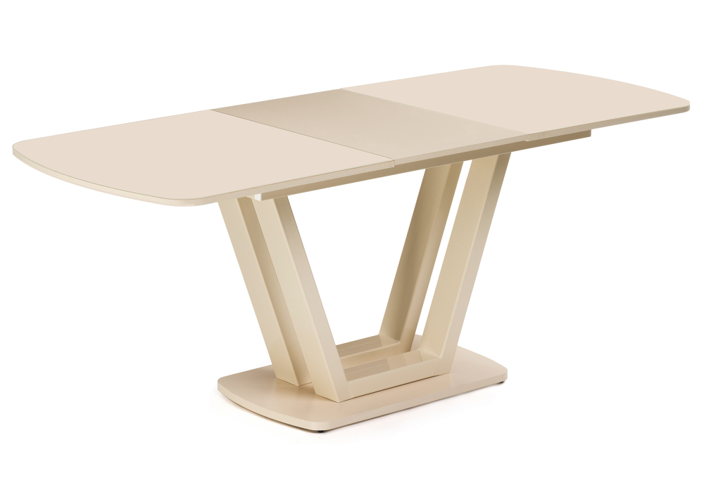 Стол стеклянный Woodville Келтик кремовый 460400