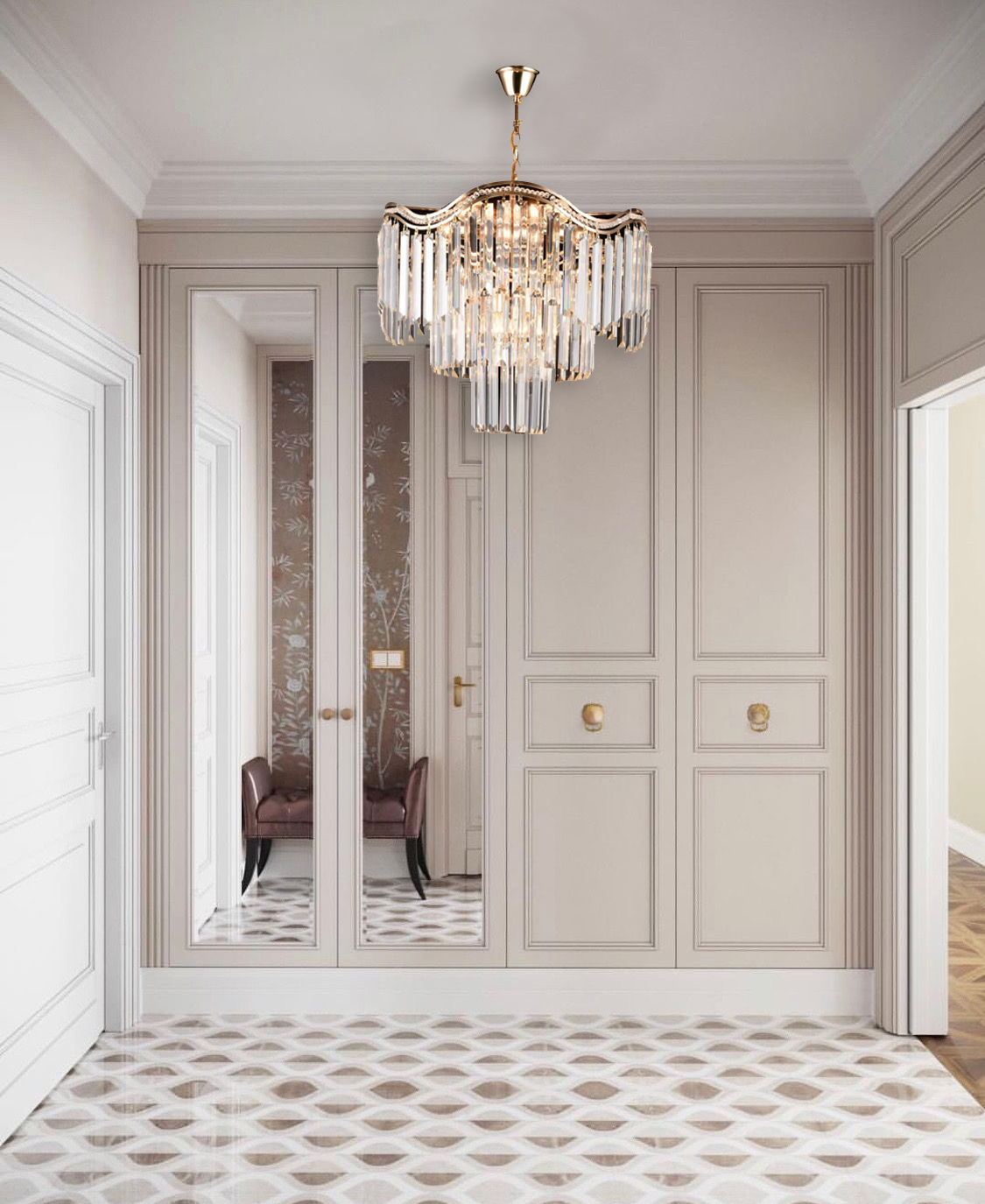 Люстра Milosh 0675CL-9GD