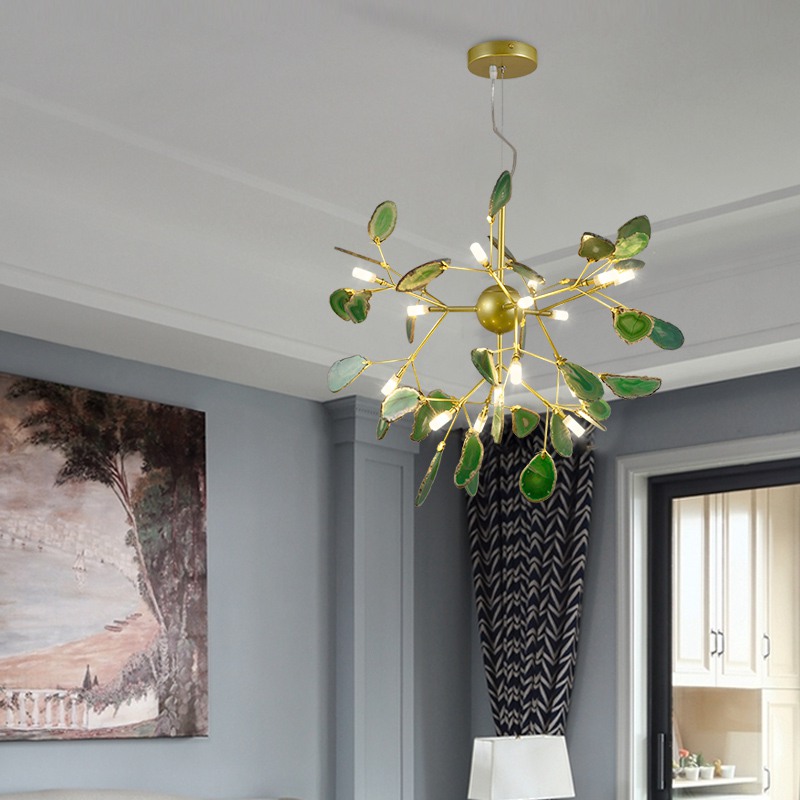 Подвесная люстра AGATE L20 Pink by ImperiumLoft