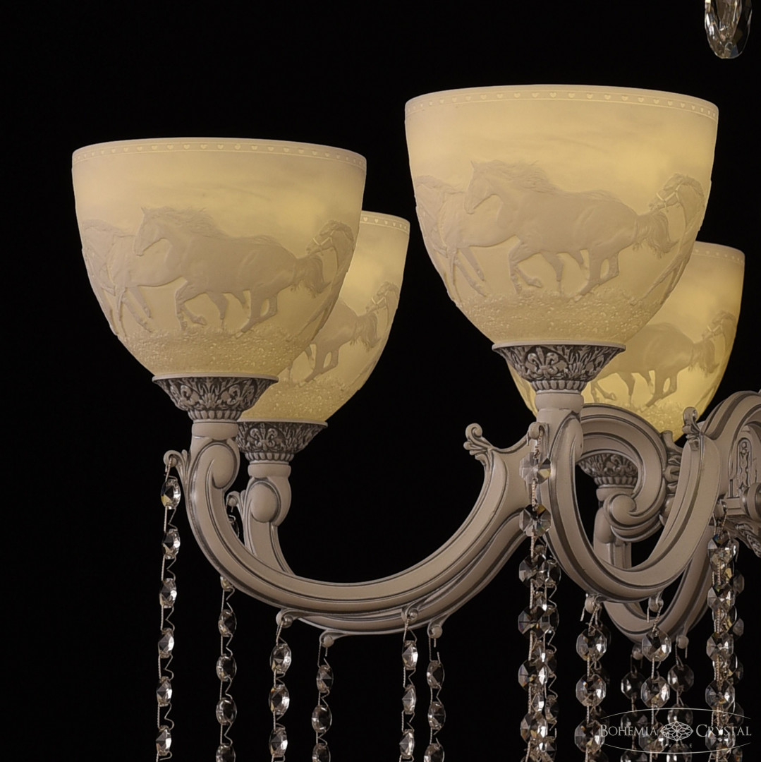 Люстра хрустальная AL78101/8/250 A WMN P1 U Horse Bohemia Ivele Crystal