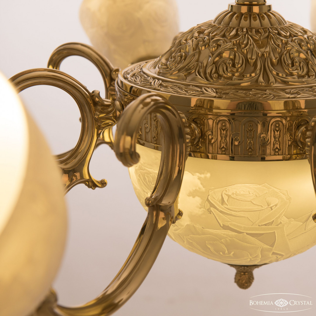 Люстра бронзовая 72213P/8/210 G P1 U Rose