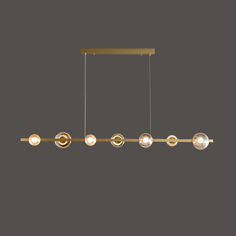 Подвесной светильник BOOSTER LONG L140 Brass by ImperiumLoft